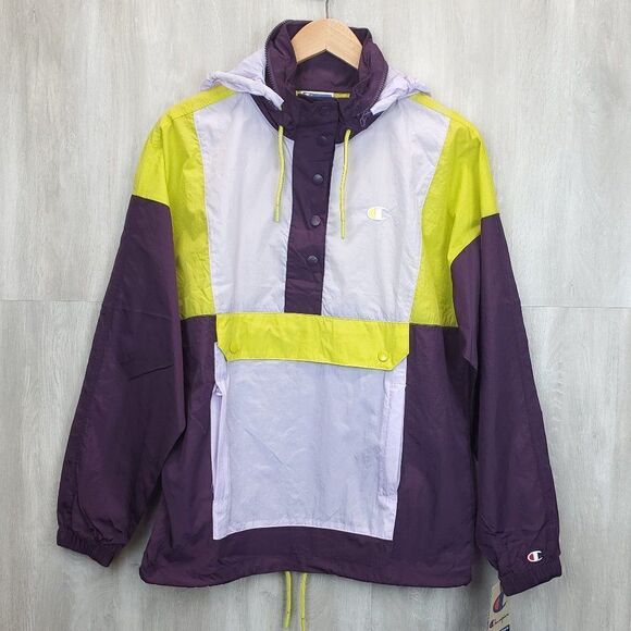 Champion Nylon Anorak Packable Pullover Hoodie - Picture 4 of 15